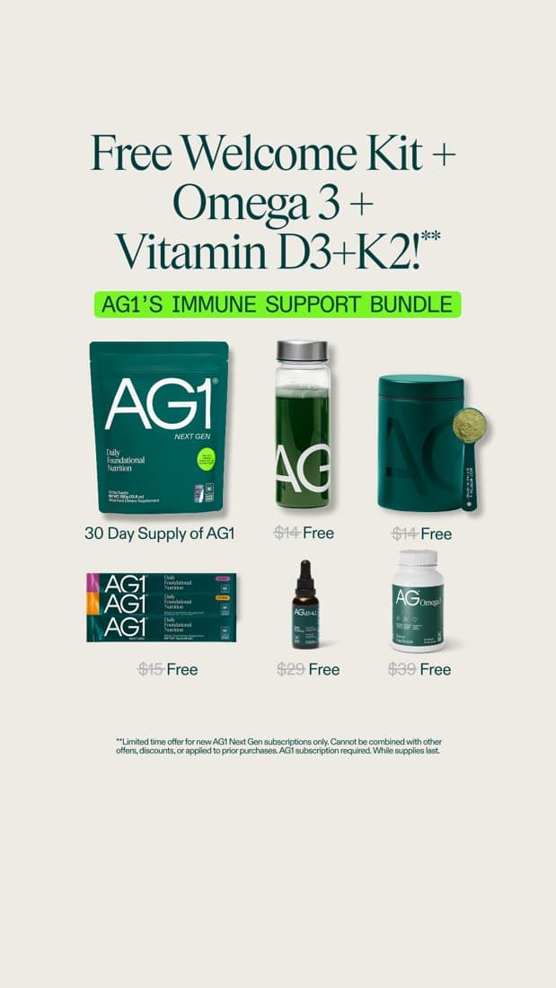 AG1 · Offer-First Banner ad
