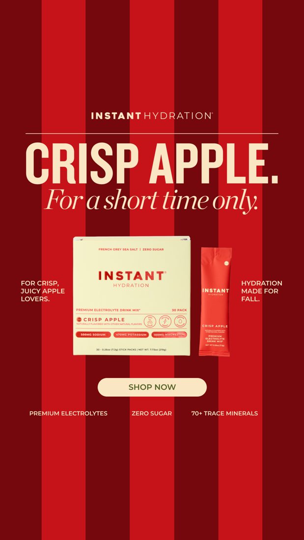 Instant Hydration product image ad reference