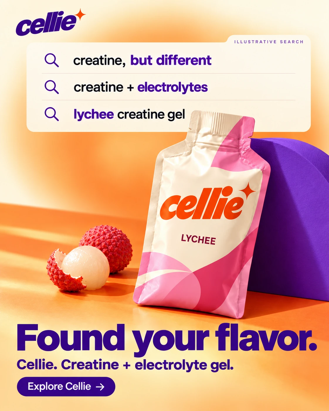 Cellie native search adaptation: Found your flavor